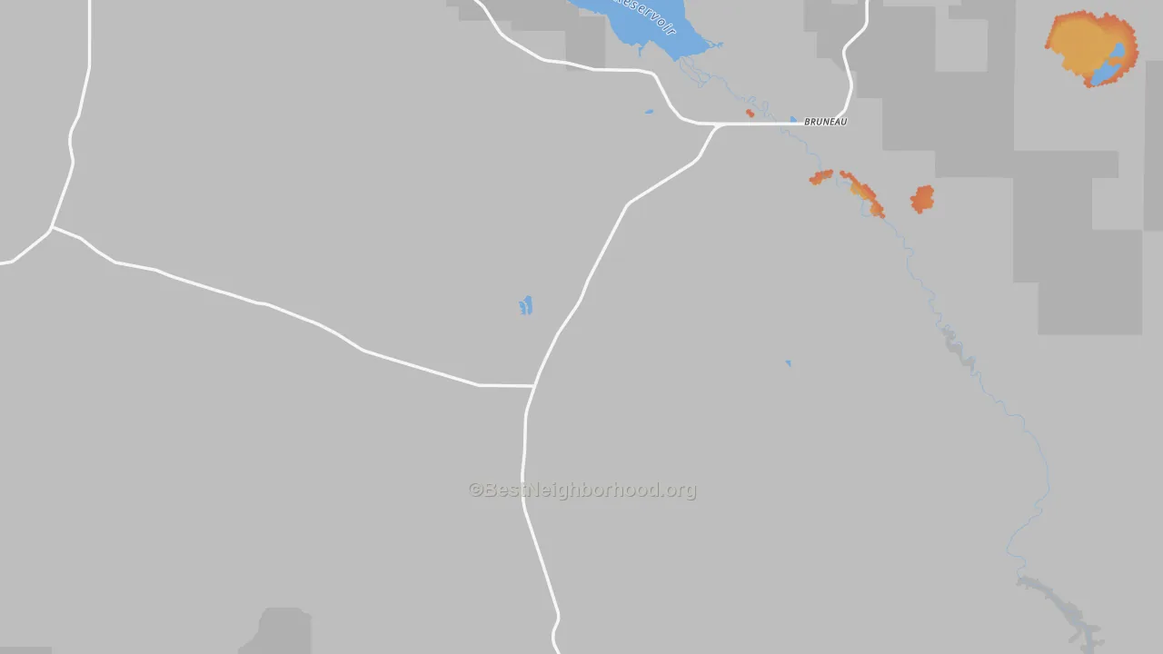 Bike Grade map of 83604, ID