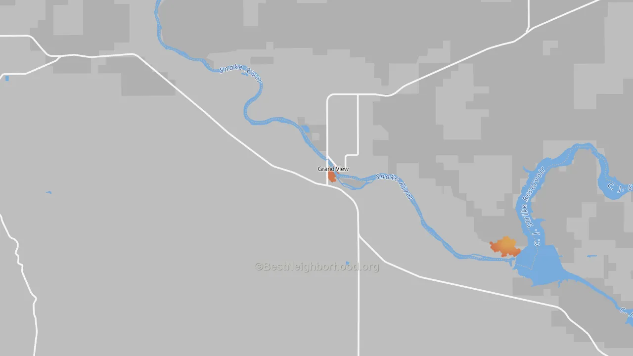 Bike Grade map of 83624, ID