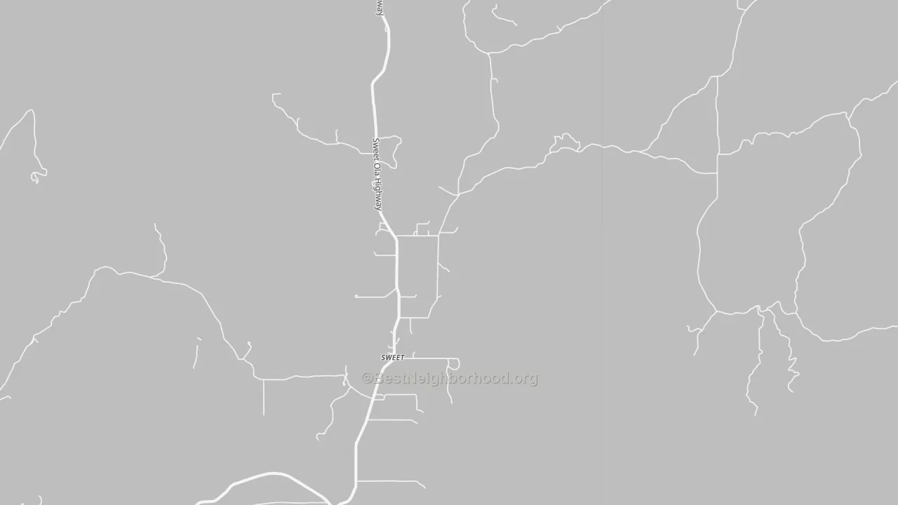 Bike Grade map of 83670, ID