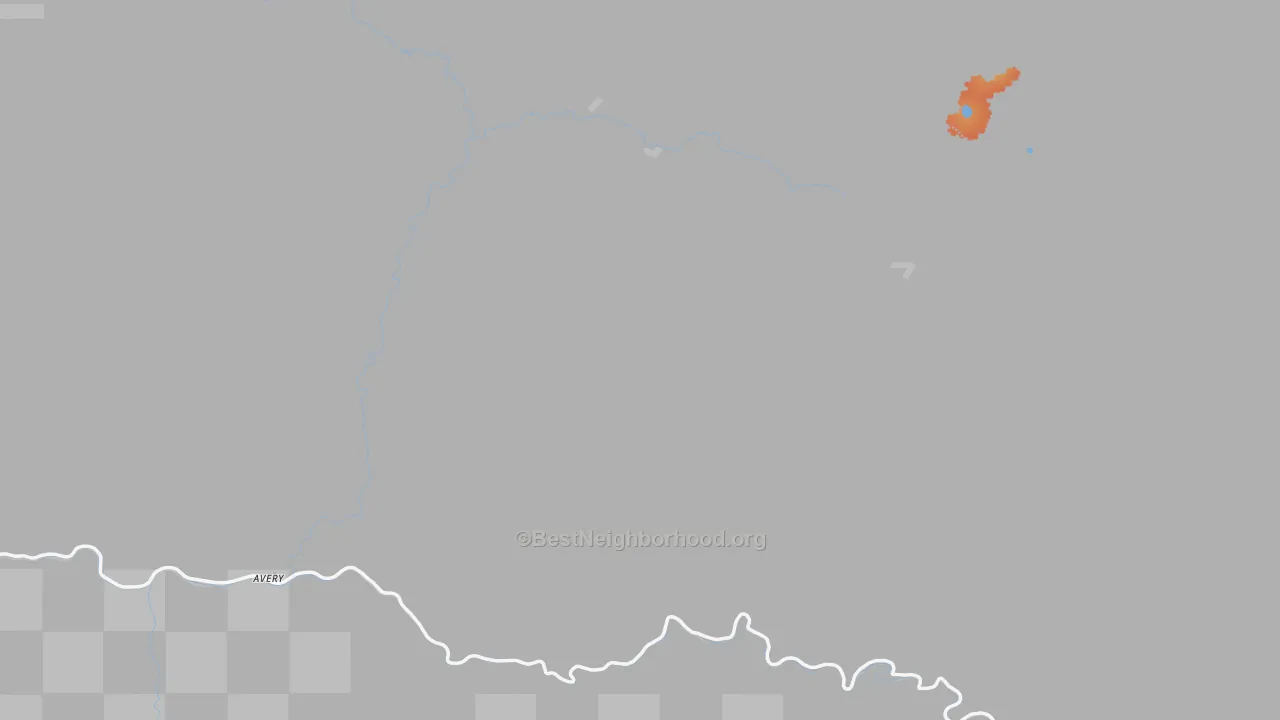 Bike Grade map of 83802, ID