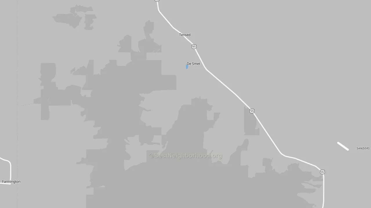 Bike Grade map of 83824, ID