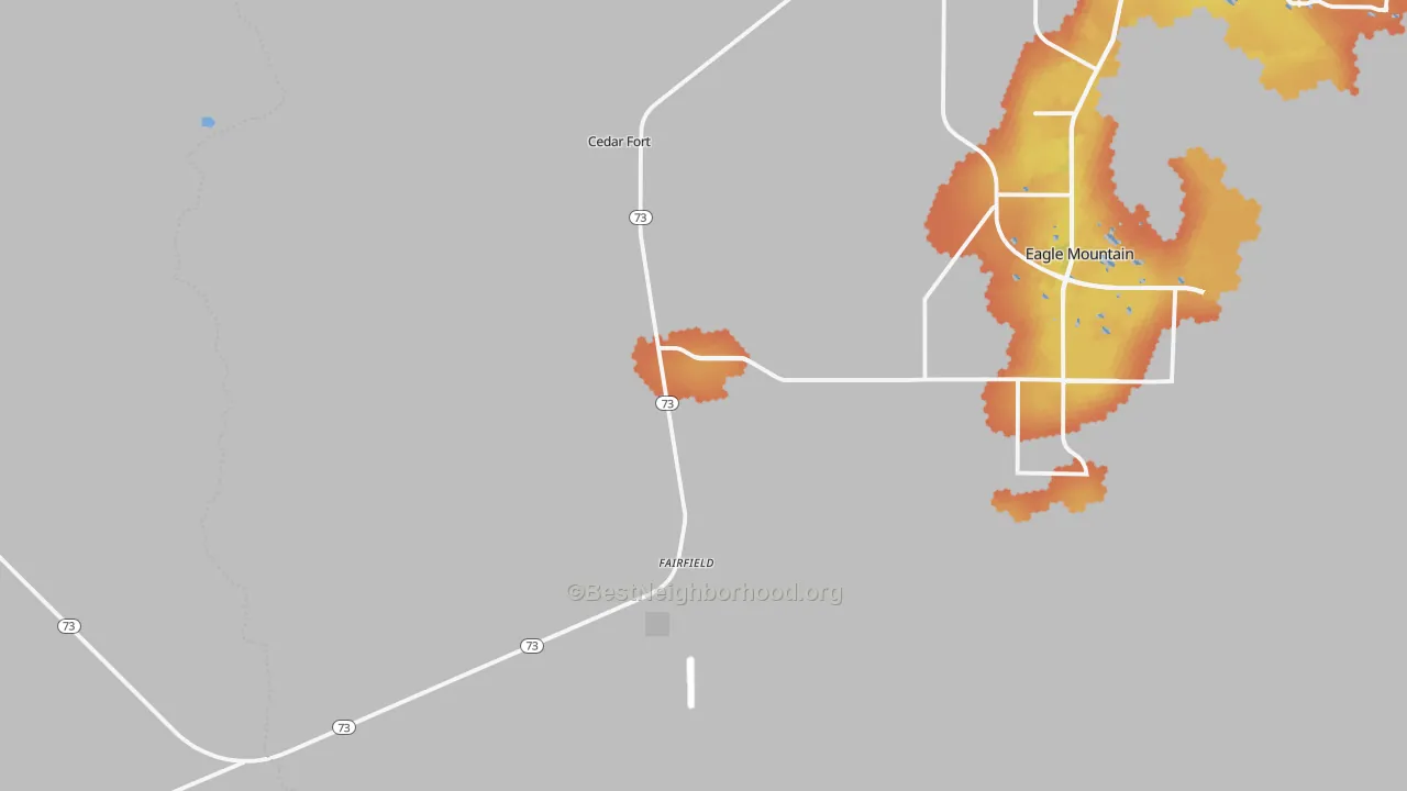 Bike Grade map of 84013, UT