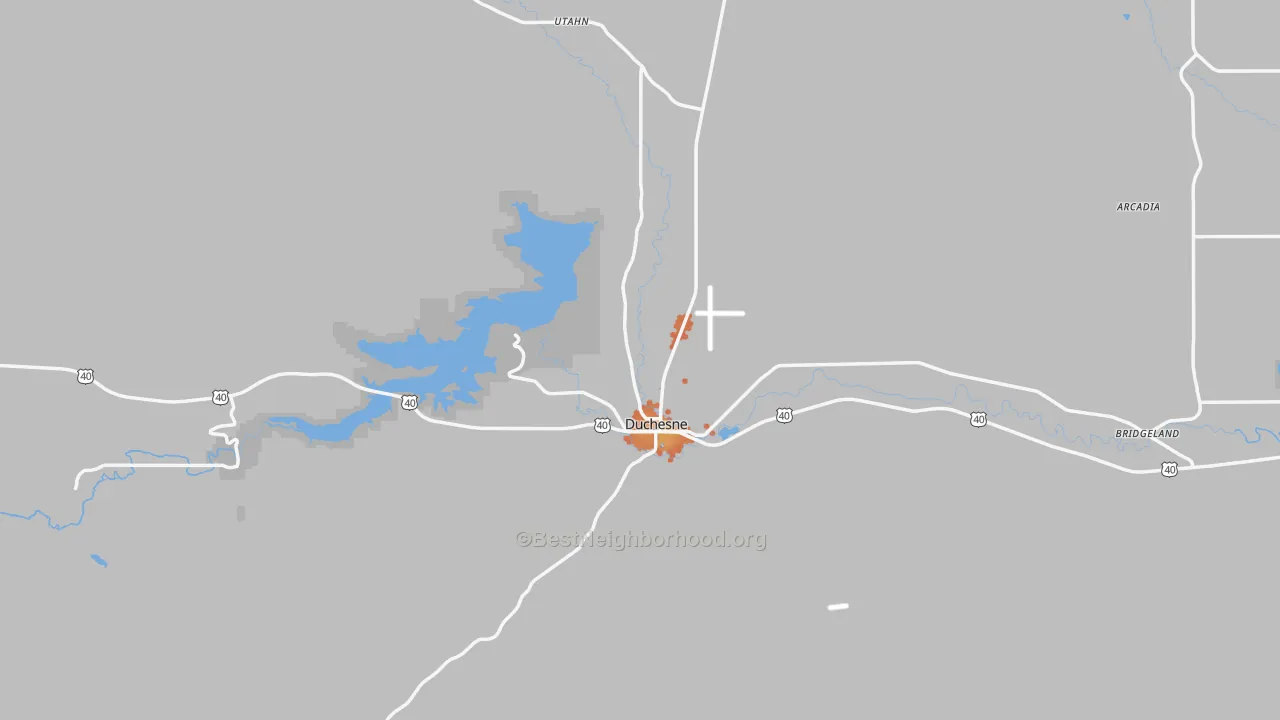 Bike Grade map of 84021, UT