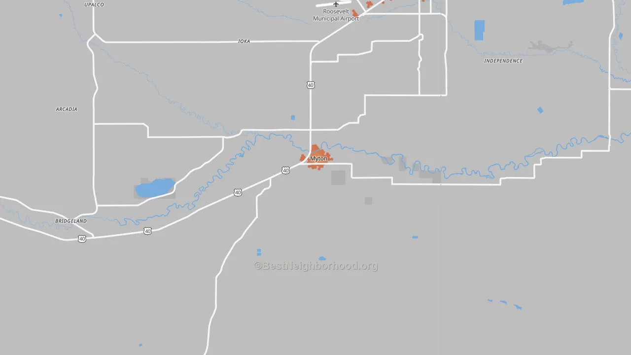 Bike Grade map of 84052, UT