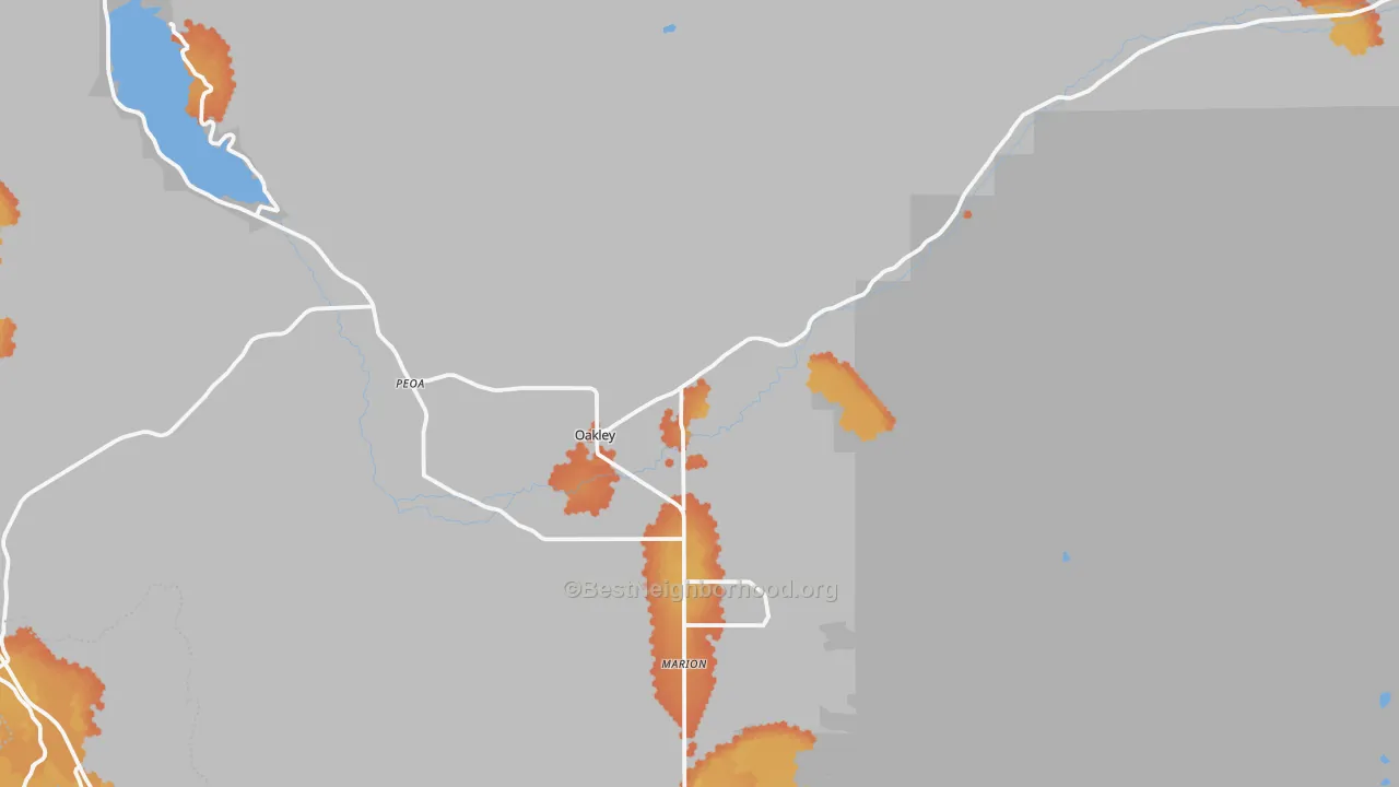 Bike Grade map of 84055, UT