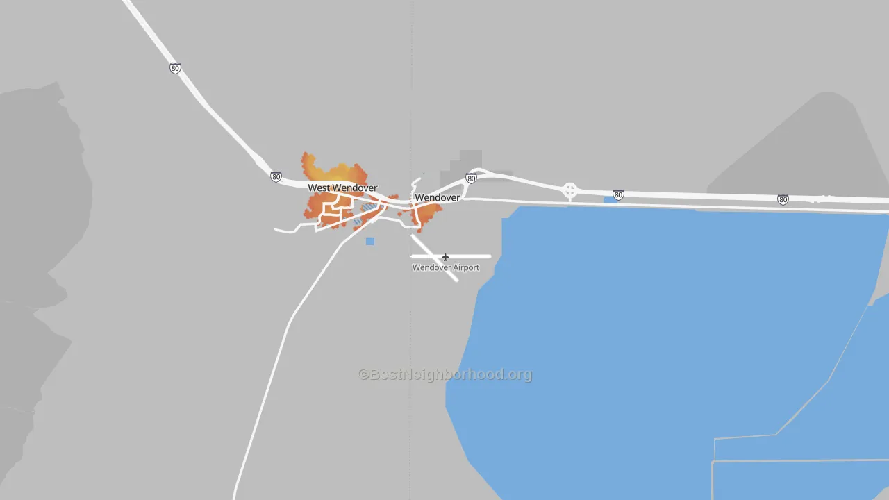 Bike Grade map of 84083, UT