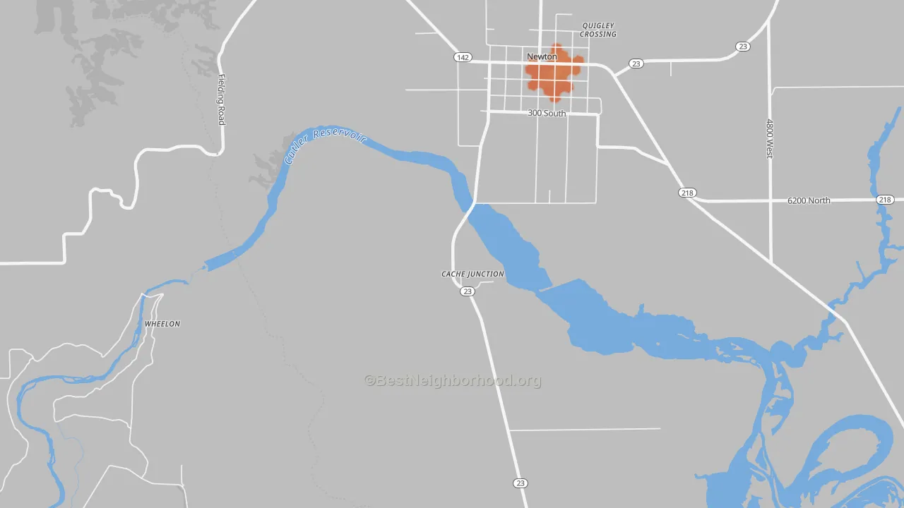 Bike Grade map of 84304, UT