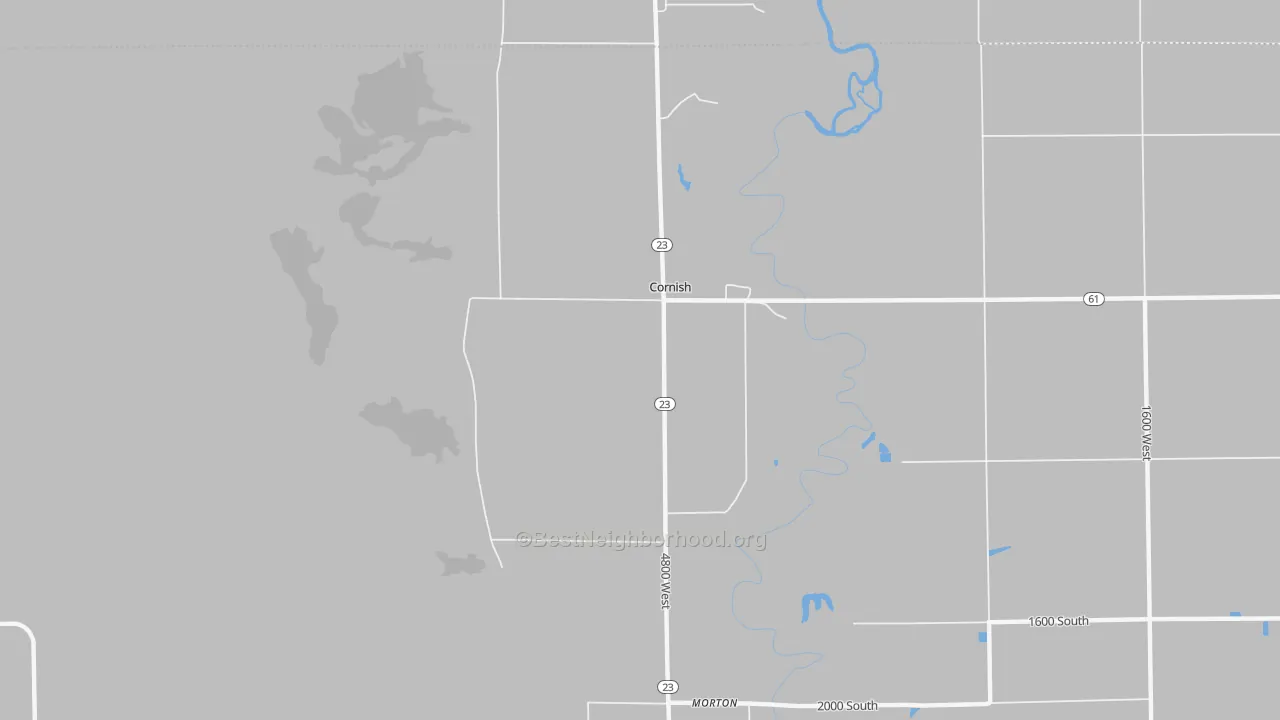 Bike Grade map of 84308, UT