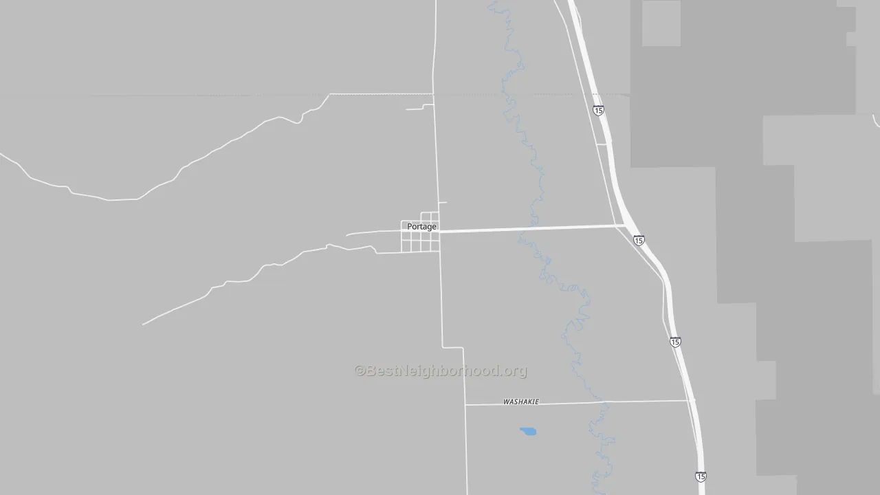 Bike Grade map of 84331, UT