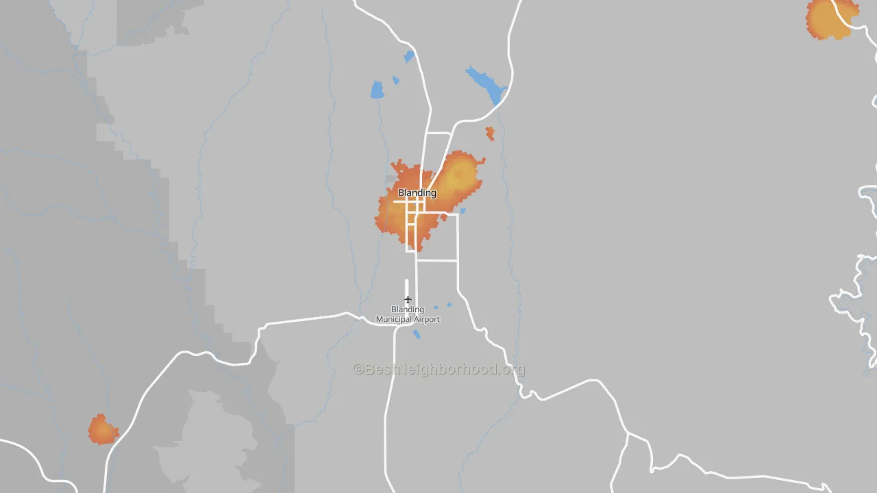Bike Grade map of 84511, UT