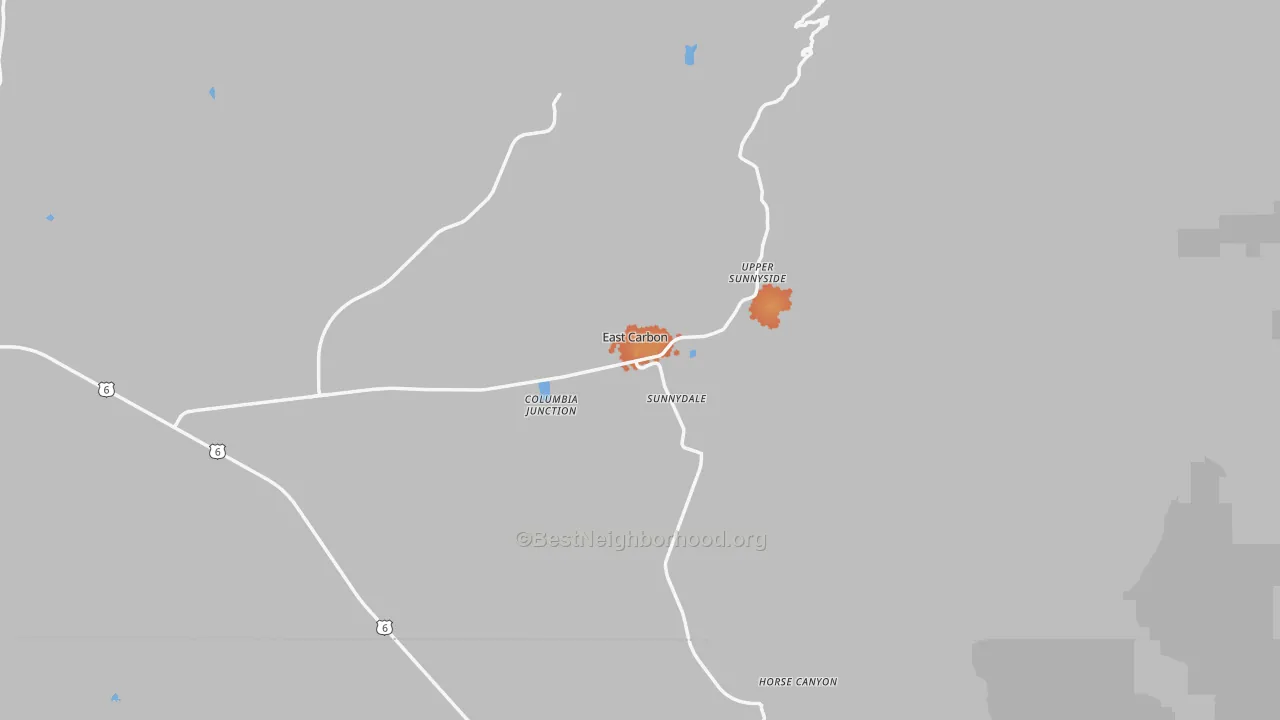 Bike Grade map of 84520, UT