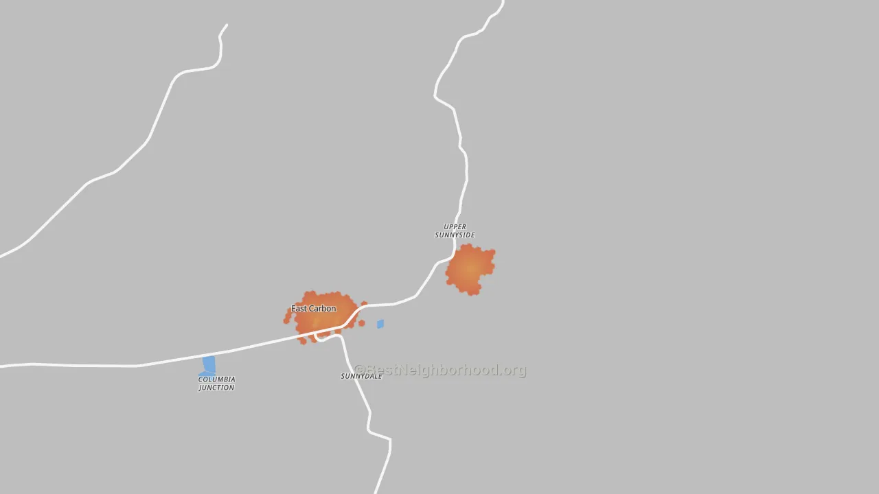Bike Grade map of 84539, UT