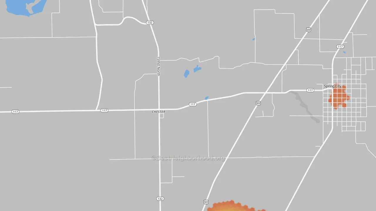 Bike Grade map of 84623, UT