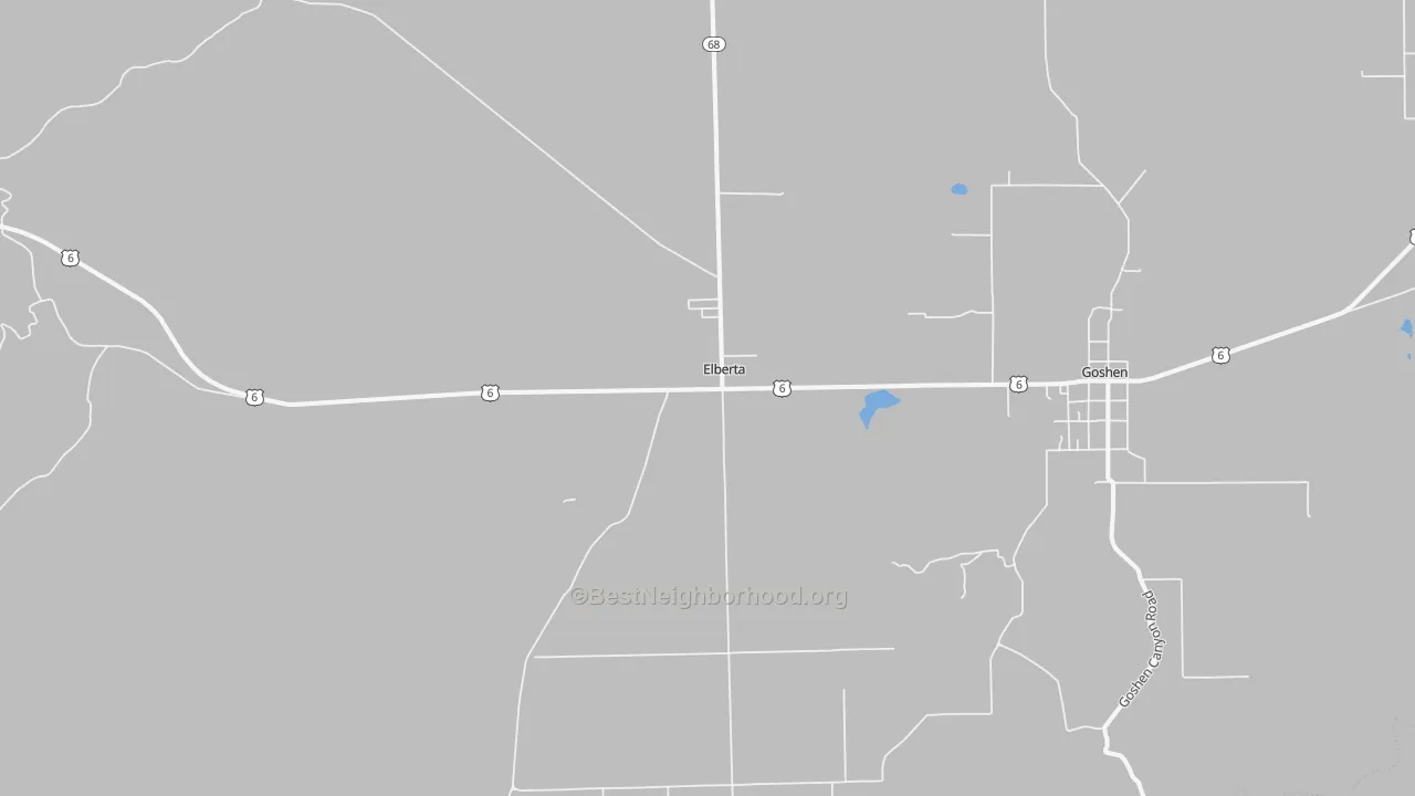 Bike Grade map of 84626, UT