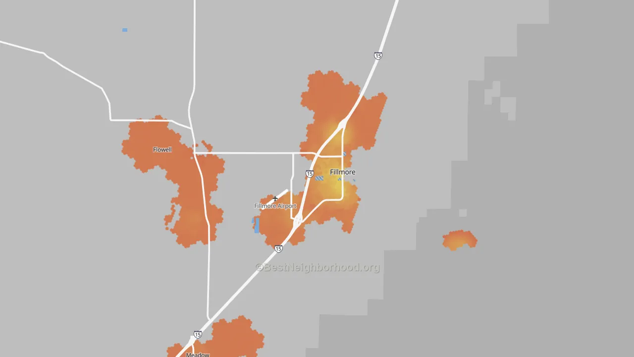 Bike Grade map of 84631, UT