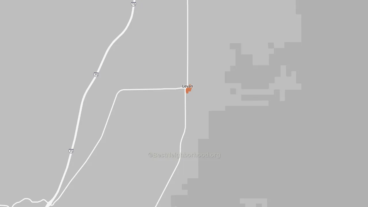 Bike Grade map of 84639, UT