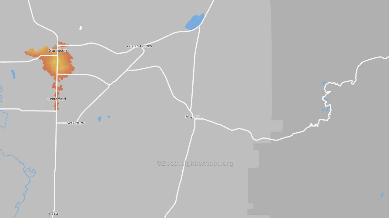 Bike Grade map of 84643, UT