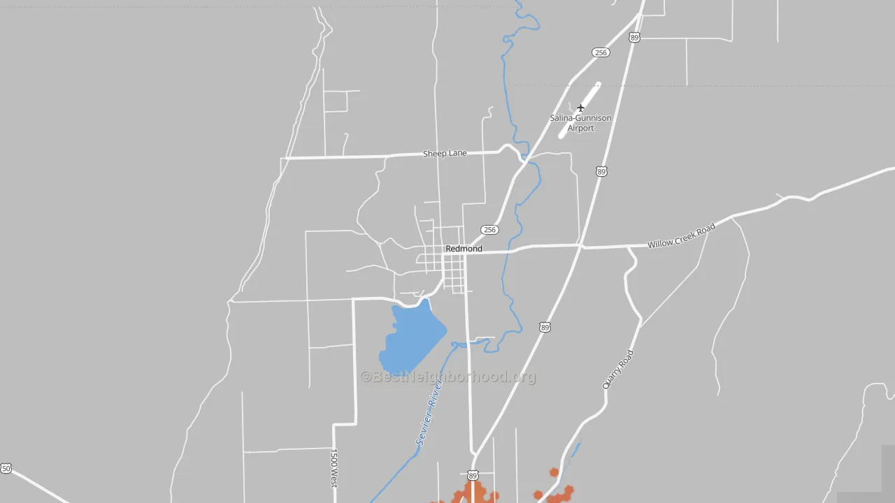 Bike Grade map of 84652, UT