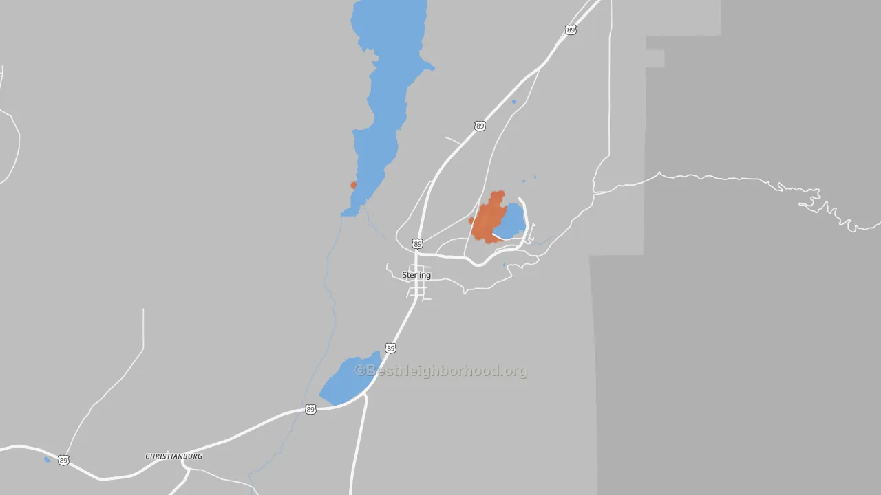 Bike Grade map of 84665, UT
