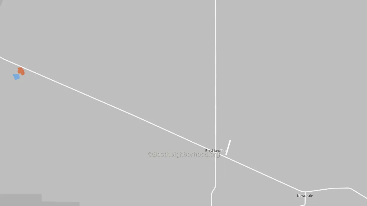 Bike Grade map of 84714, UT
