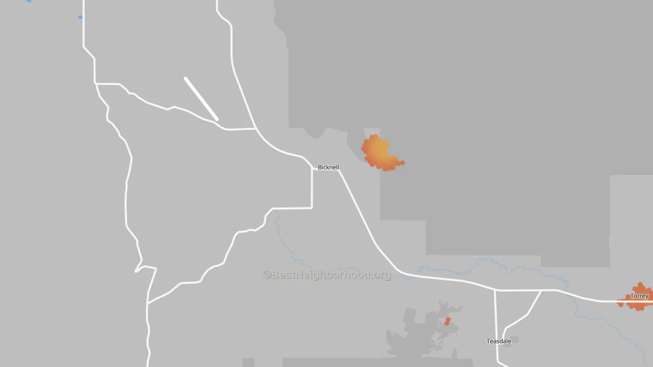 Bike Grade map of 84715, UT