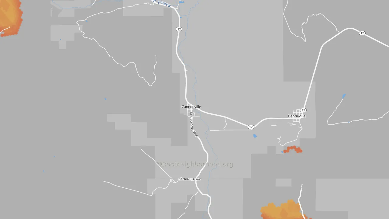 Bike Grade map of 84718, UT