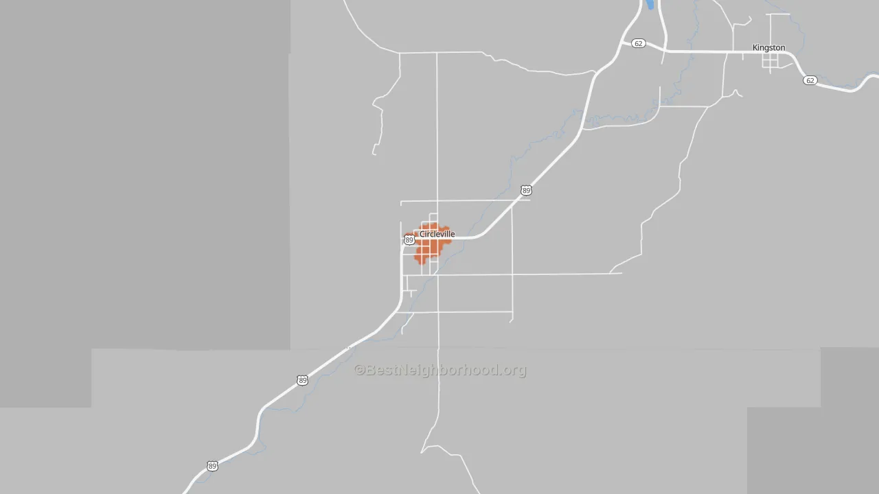 Bike Grade map of 84723, UT