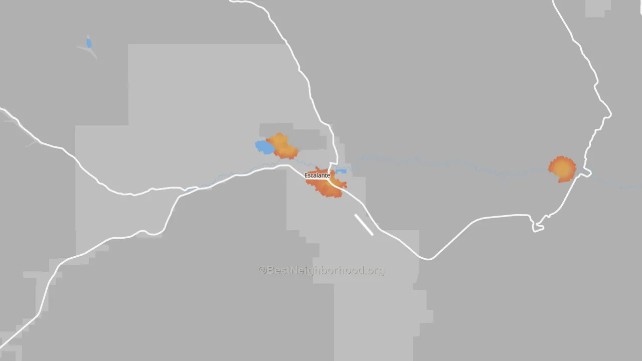 Bike Grade map of 84726, UT