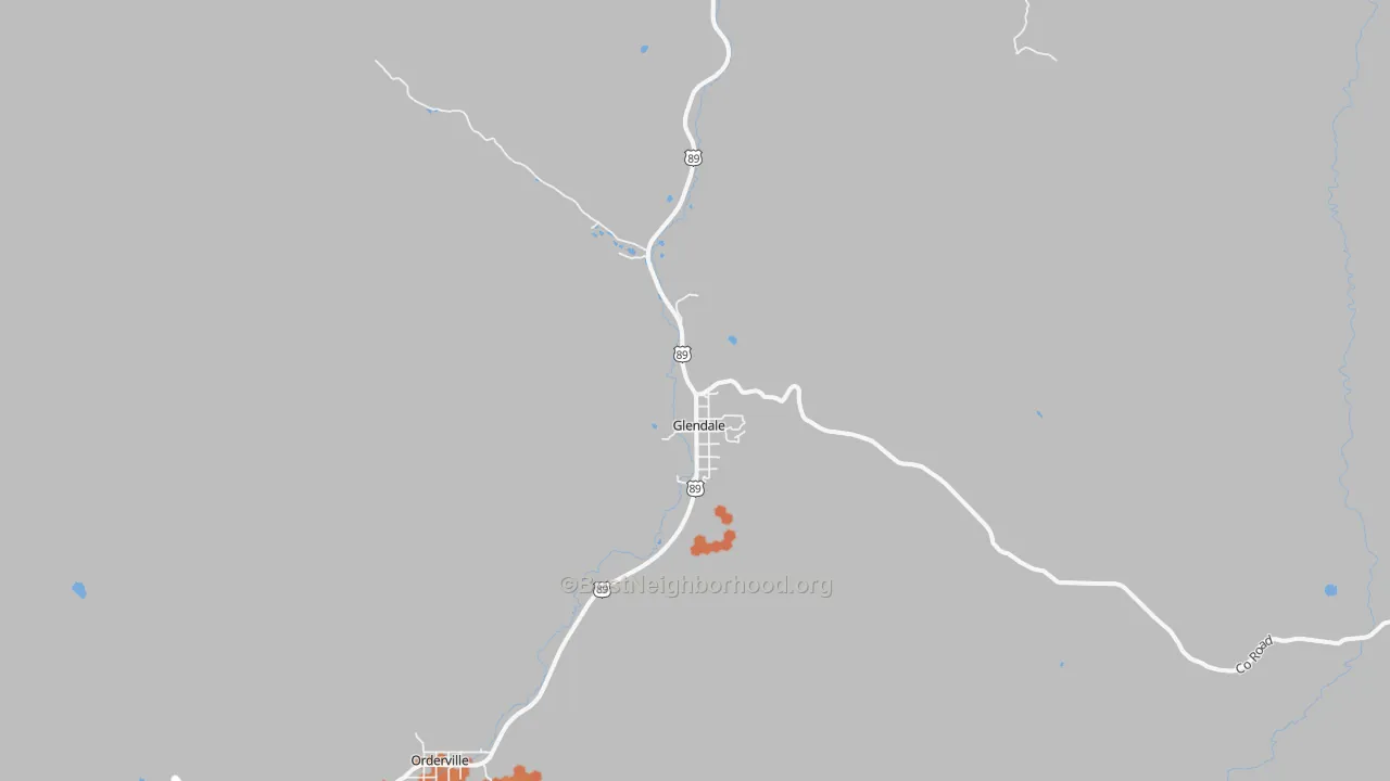 Bike Grade map of 84729, UT