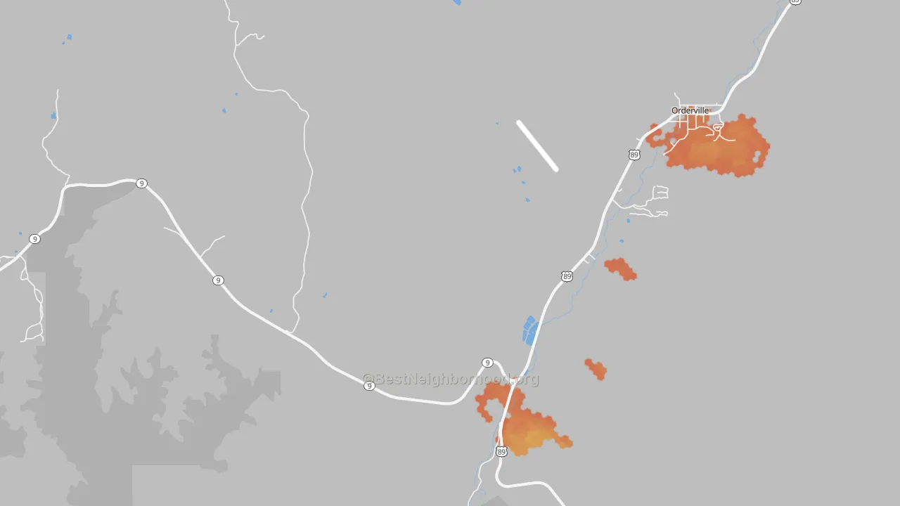 Bike Grade map of 84755, UT