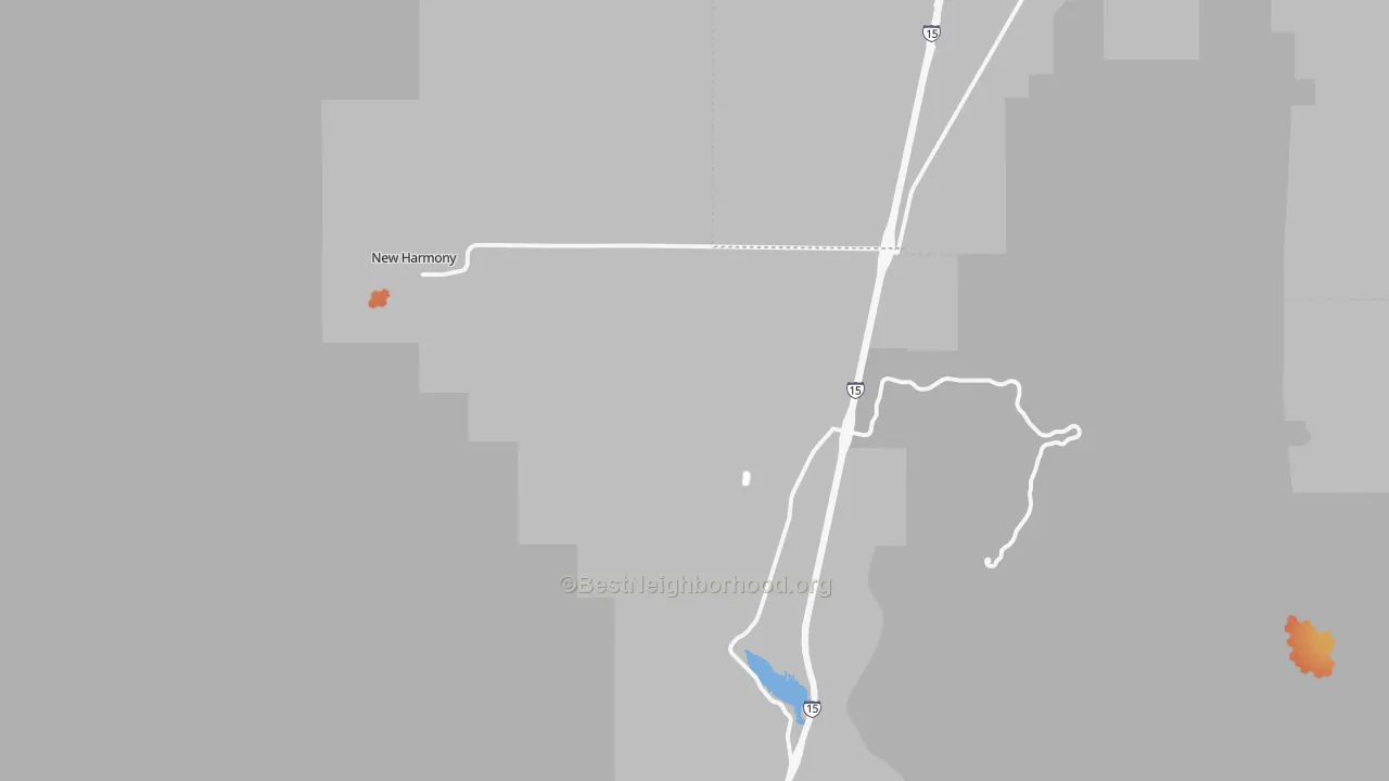 Bike Grade map of 84757, UT
