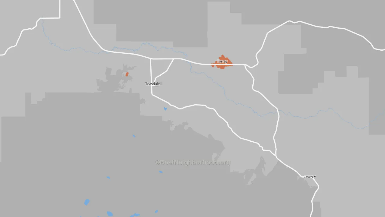 Bike Grade map of 84773, UT