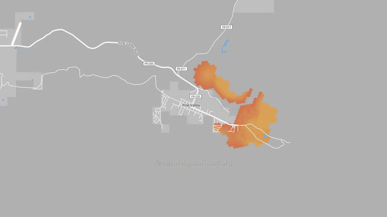 Bike Grade map of 84781, UT