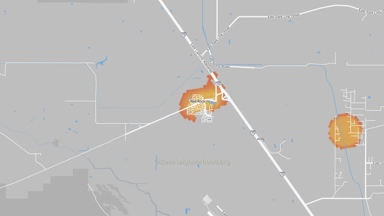 Bike Grade map of 85145, AZ