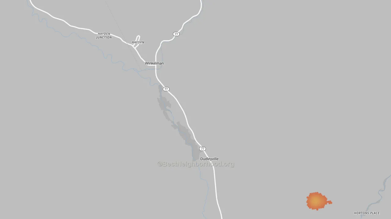 Bike Grade map of 85192, AZ
