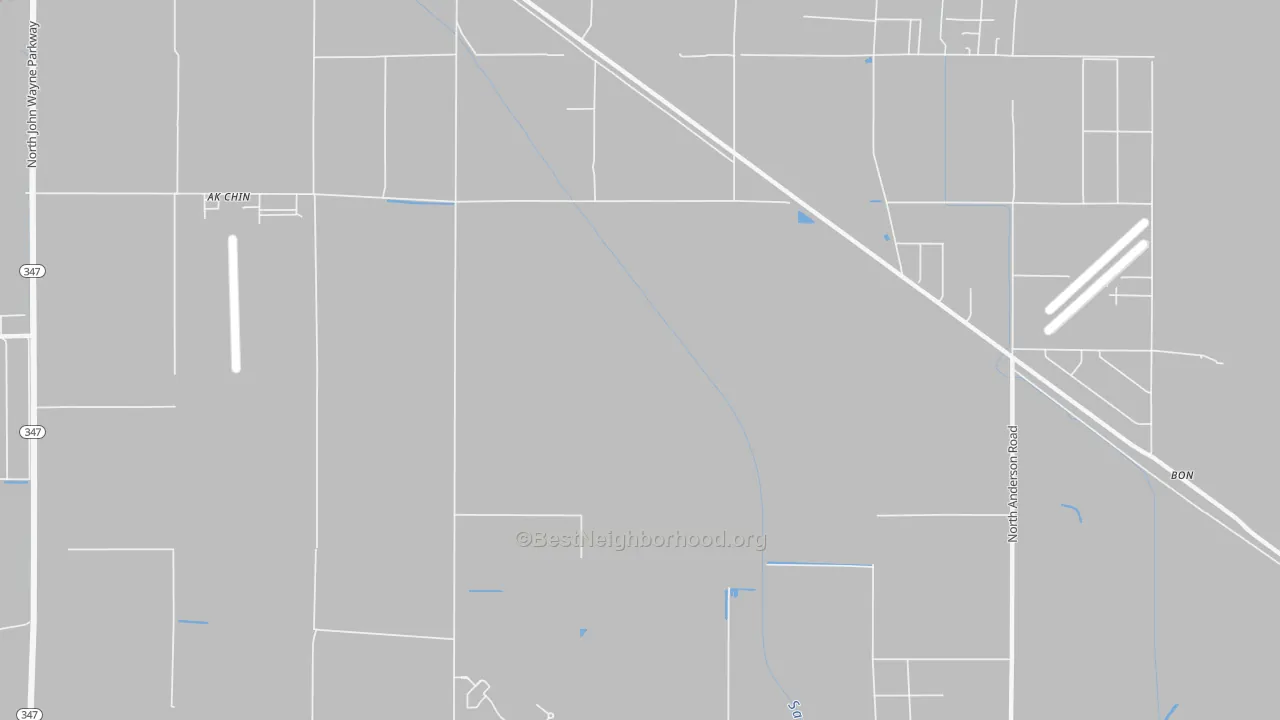 Bike Grade map of 85239, AZ