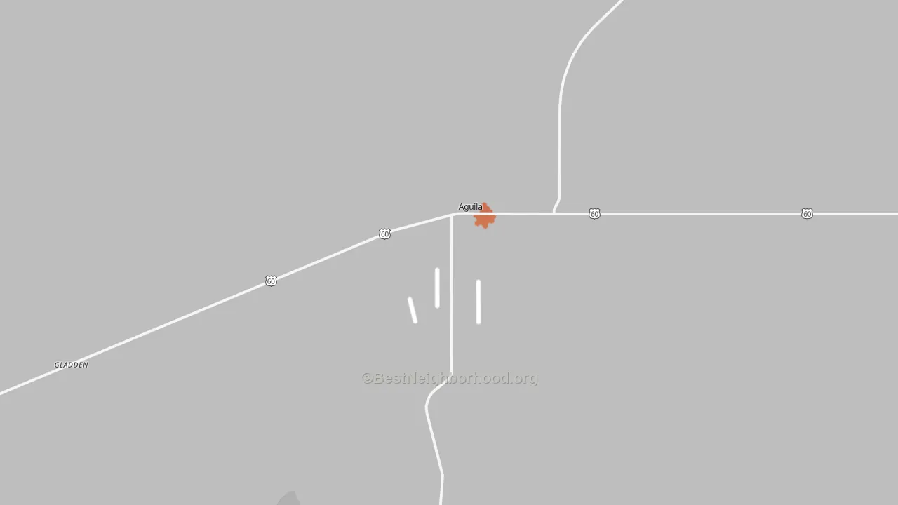 Bike Grade map of 85320, AZ