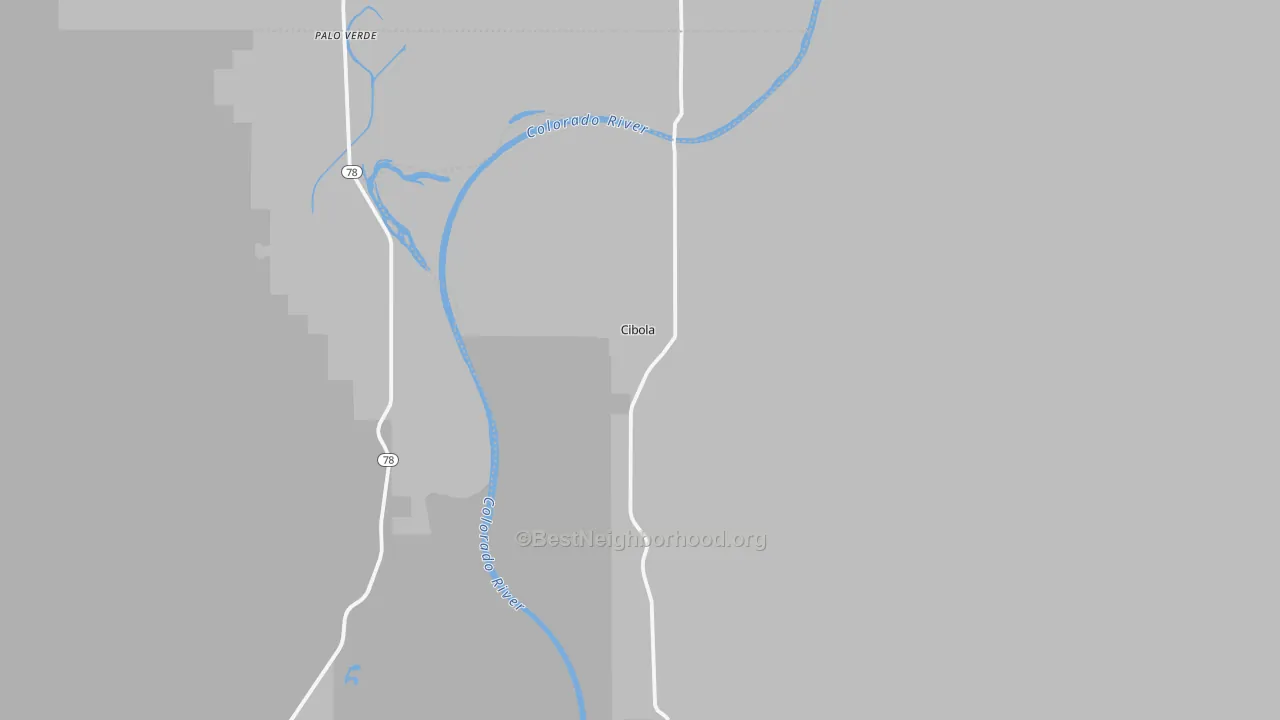 Bike Grade map of 85328, AZ
