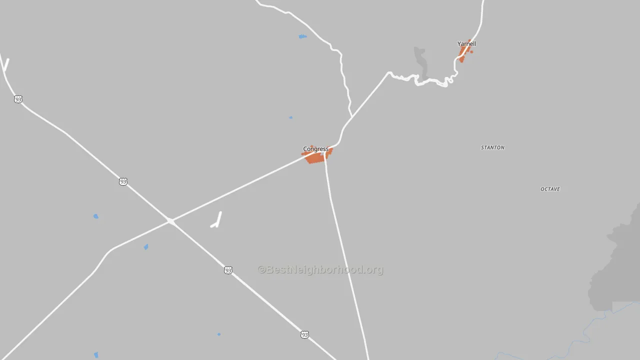 Bike Grade map of 85332, AZ