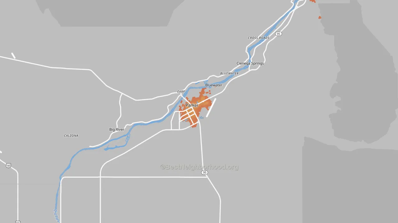 Bike Grade map of 85344, AZ