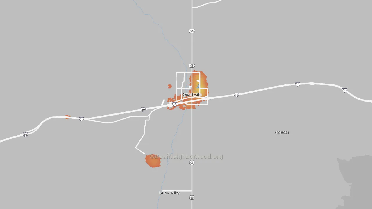 Bike Grade map of 85346, AZ