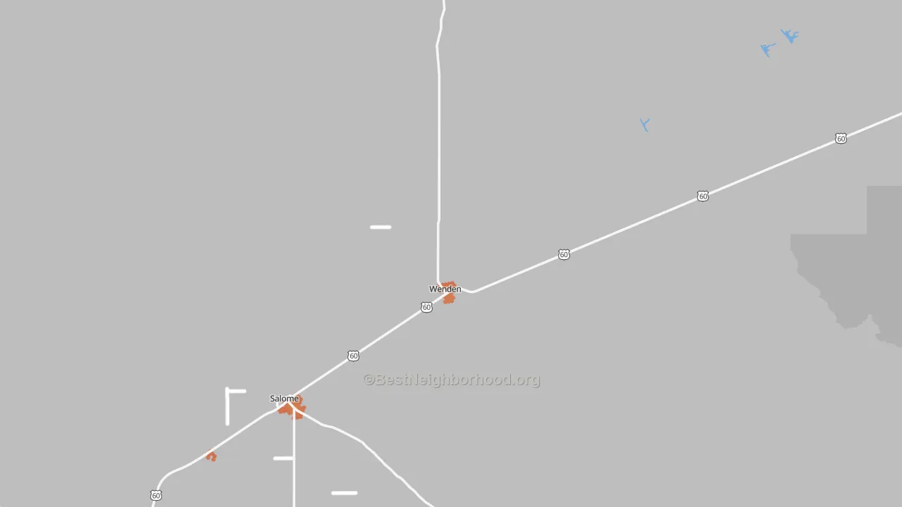Bike Grade map of 85357, AZ