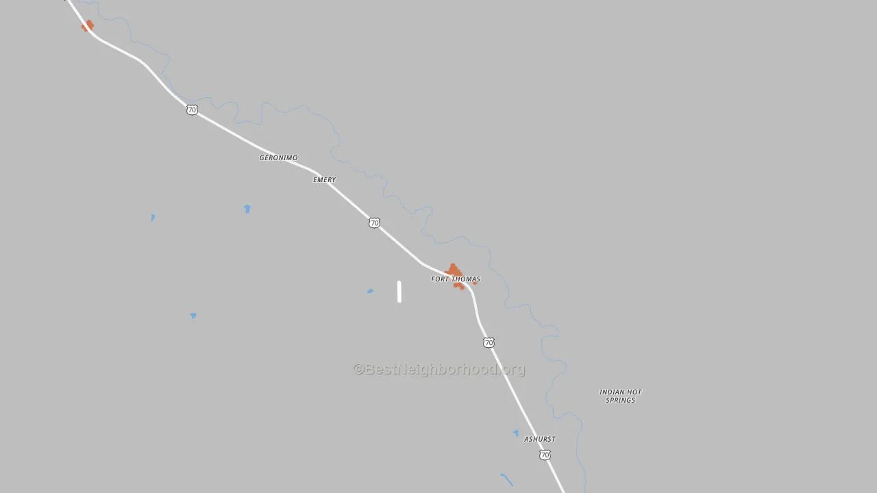Bike Grade map of 85536, AZ