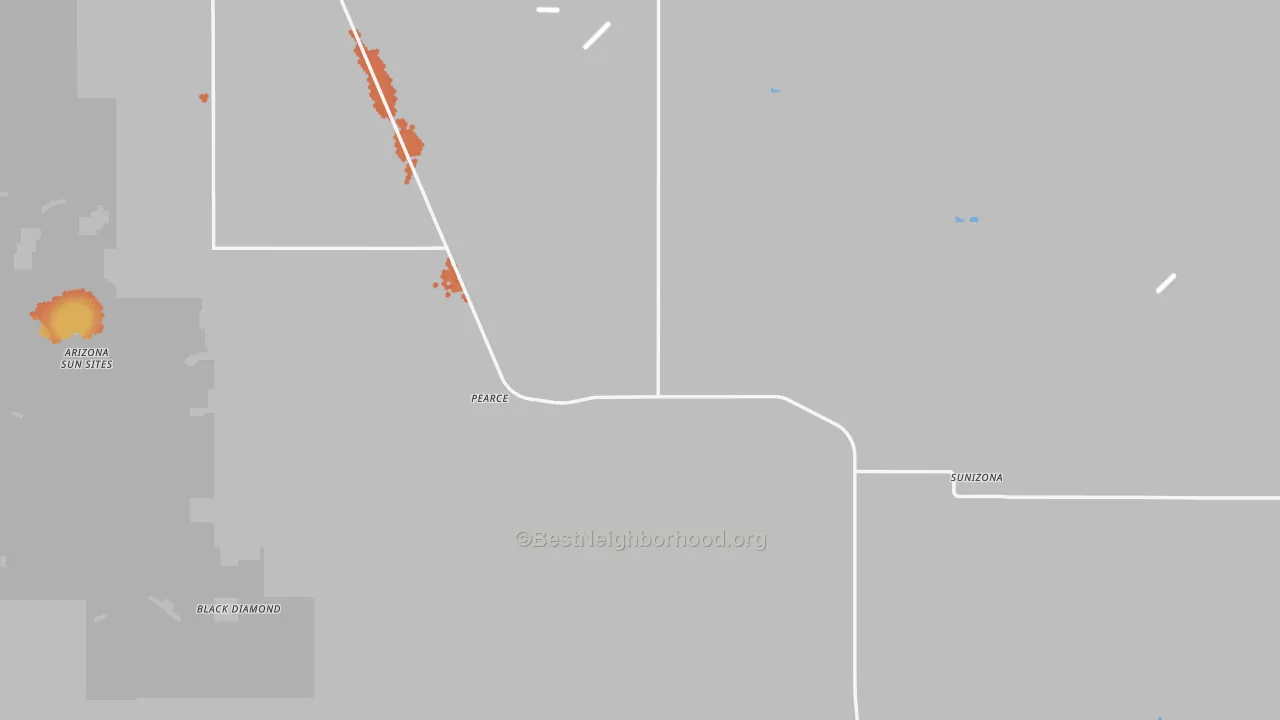 Bike Grade map of 85625, AZ