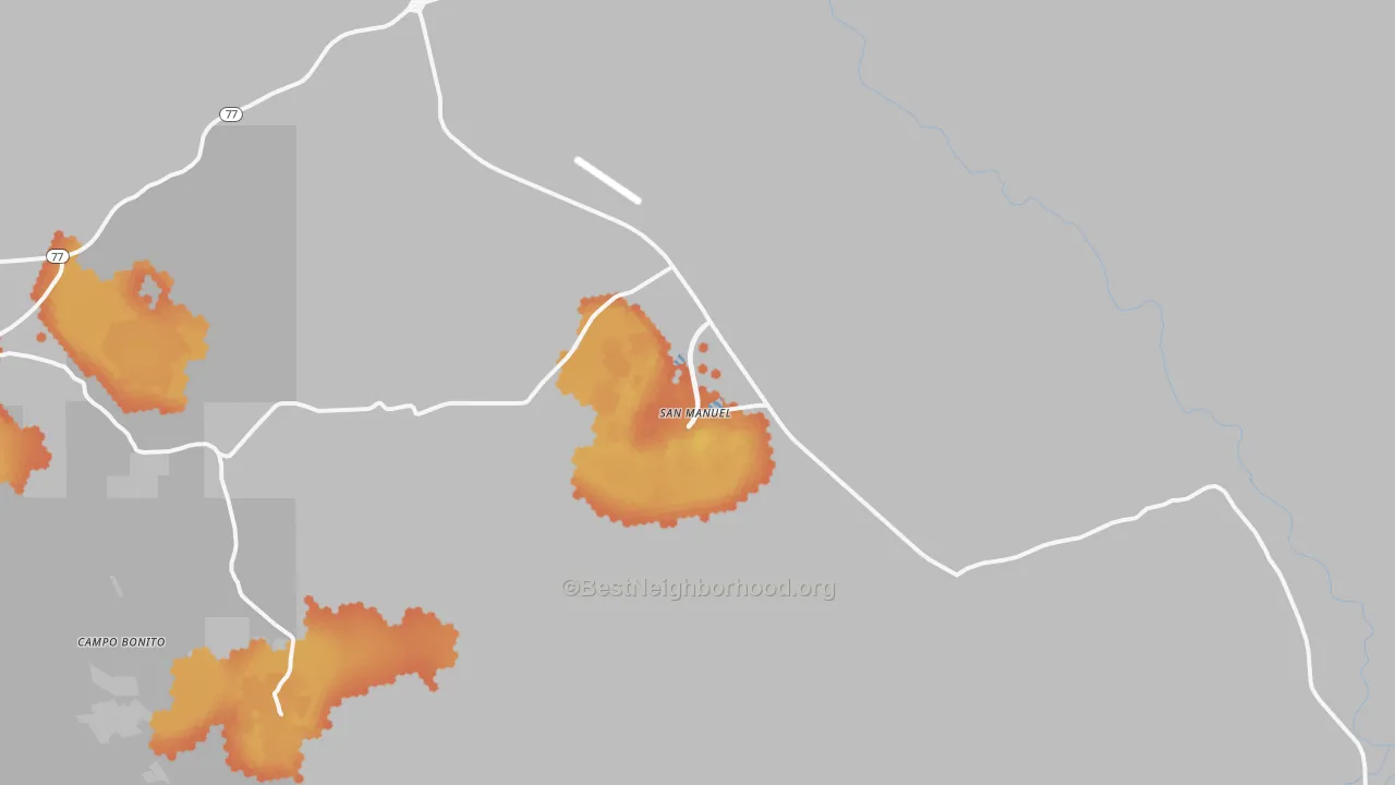 Bike Grade map of 85631, AZ