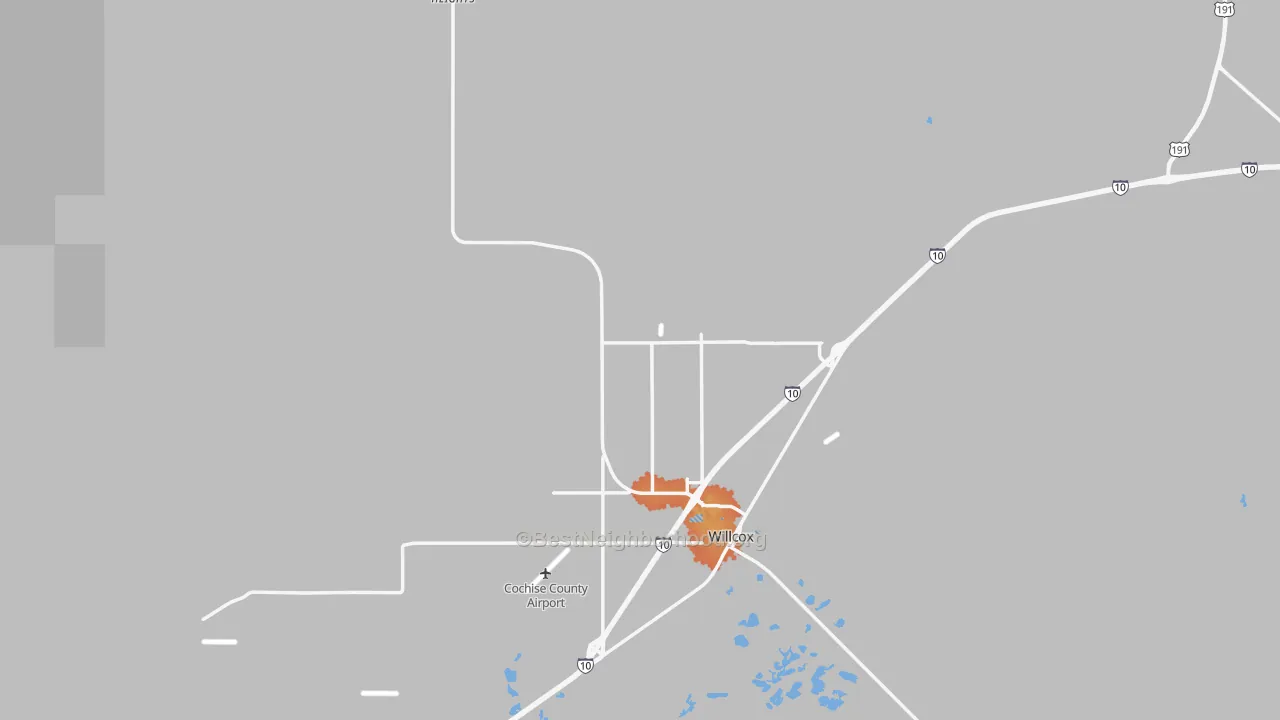 Bike Grade map of 85643, AZ