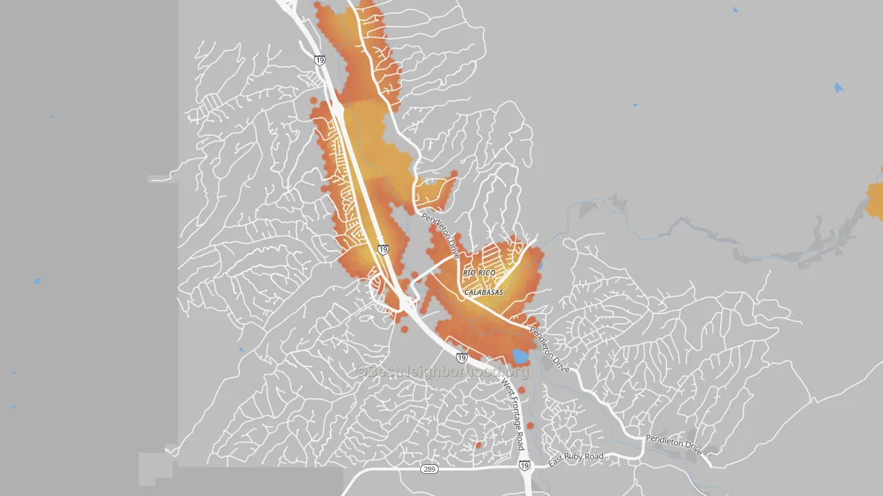 Bike Grade map of 85648, AZ
