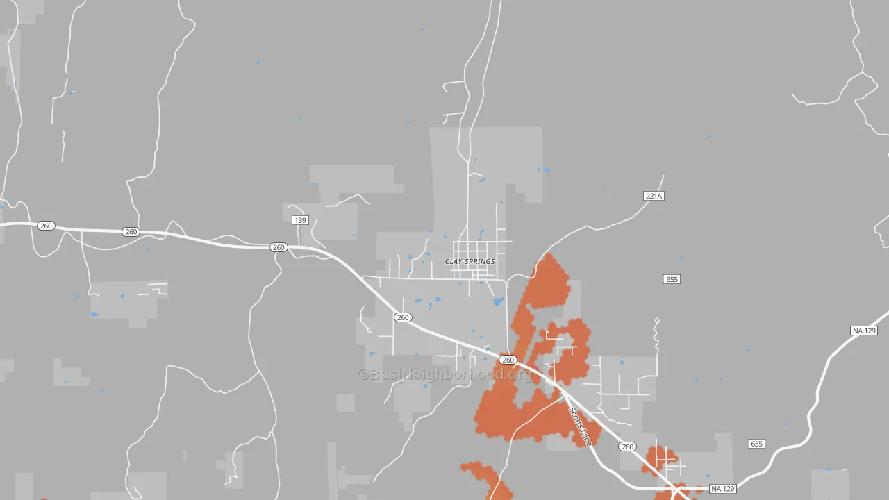 Bike Grade map of 85923, AZ