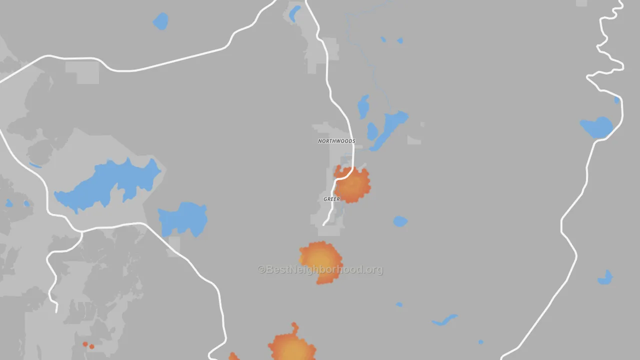 Bike Grade map of 85927, AZ