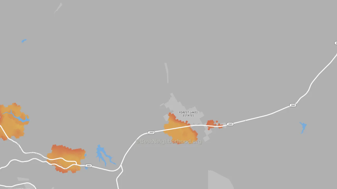 Bike Grade map of 85931, AZ